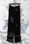 MUTEDANCE velvet embroidered pants MD24SS44